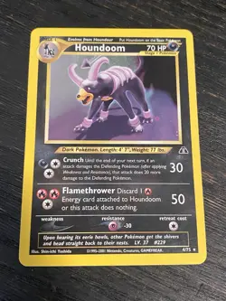 Pokemon Card - Houndoom 4/75 Holo Neo Discovery Stage 1 - Image 2