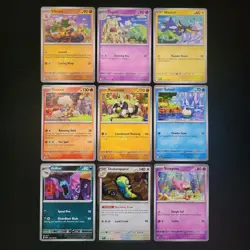 Pokemon Teeziro Picture Puzzle Set Connecting Art x9 Cards - Image 1