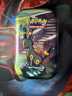 Umbreon Empty Prismatic Mini Tin (No Cards, coin, art piece) - Image 1