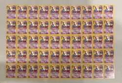 2000 WOTC POKEMON LEAGUE MEW #8 BLACK STAR PROMO LOT OF 50 CARDS UNPLAYED B - Image 1