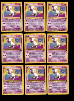 2000 WOTC POKEMON LEAGUE MEW #8 BLACK STAR PROMO LOT OF 50 CARDS UNPLAYED B - Image 4