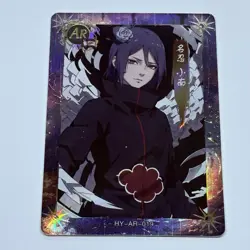 Konan | Naruto TCG CCG Trading Card AR-019 Holo Foil 1mm Thick Anime Art Tc10 - Image 1