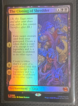 The Cloning of Shredder Teenage Mutant Ninja Turtles Foil MTG TMT #60 NM/M - Image 1