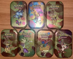 Pokemon TCG Scarlet & Violet 151 Mini Tins Lot Of 7 NEW IN HAND FACTORY SEALED - Image 1
