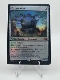 Magic: The Gathering Technodrome Foil Artifact Creature TMNT 0179 Reach EN - Image 1