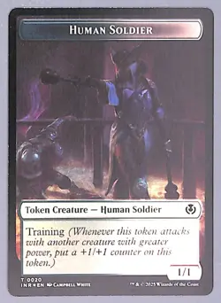 Tamiyo, Field Researcher // Human Soldier - Foil - Double-sided Token - (INR) - Image 2