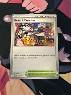 Pokemon World Championship 2025 Italian Paradise Resort SVP 224 Anaheim Promo - Image 1