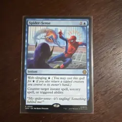 Magic: The Gathering Spider-Sense Instant Rare Blue Marvel 0046 2025 - Image 1