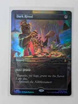 Dark Ritual (Borderless) 0131 Commander: Teenage Mutant Ninja Turtles Foil - Image 1