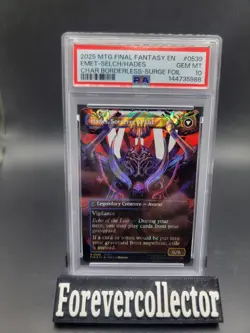 2025 Pokemon Final Fantasy MTG Emet-Selch Hades Surge Foil #0539 PSA 10 - Image 1