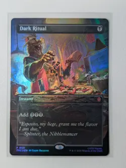 Dark Ritual 0131 (Borderless) Commander: Teenage Mutant Ninja Turtles Foil - Image 1