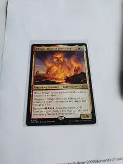 MTG Phlage Titan of Fire's Fury from MH3 (Mythic) Regular NM #M5 - Image 1