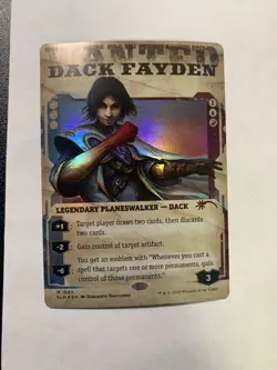 Dack Fayden Borderless Foil MTG Secret Lair - Pack Fresh - - Image 1