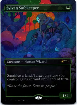 Sylvan Safekeeper (Galaxy Foil) 2109 Secret Lair Drop Series NM MTG - Image 1