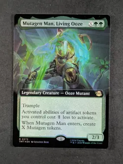 2026 MTG MUTAGEN MAN, LIVING OOZE #0273 TMNT Foil Extended Art Rare English - Image 1