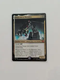 Dark Leo & Shredder Teenage Mutant Ninja Turtles Regular Mythic MTG NM - Image 1
