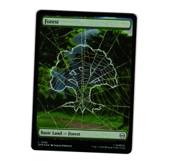 MTG Forest (0193) Marvel's Spider-Man Foil [NM] - Image 1