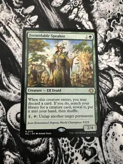 Magic: The Gathering Formidable Speaker NM Green ECL English Rare Regular - Image 1
