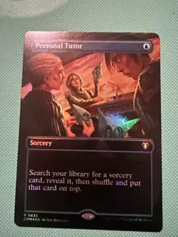 Personal Tutor Commander Masters Rare Foil Sorcery Blue 0633 2023 MTG - Image 1