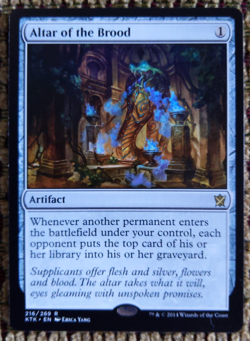 Altar of the Brood | Khans of Tarkir | NM | MTG Artifact | EDH Mill Staple - Image 1