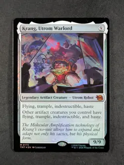 2026 Magic: The Gathering KRANG, UTROM WARLORD #0175 TMNT Foil Mythic Rare ENG - Image 1