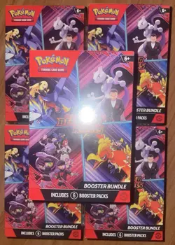 Pokemon TCG Scarlet & Violet Destined Rivals Booster Bundle LOT OF 5 IN HAND - Image 2