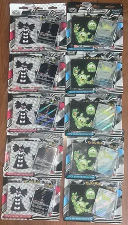 Pokemon TCG Black Bolt and White Flare Tech Sticker Collection Lot of 10 IN HAND - Image 1