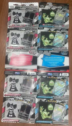 Pokemon TCG Black Bolt and White Flare Tech Sticker Collection Lot of 10 IN HAND - Image 2
