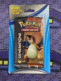 Pokemon TCG Generations Blister Booster Pack charizard ARTWORK SEALED - Image 1