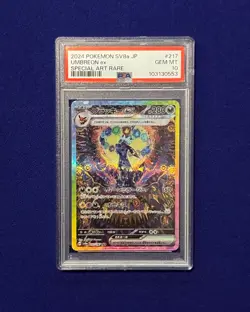 PSA 10 Umbreon ex #217 Terastal Festival 2024 Japanese Pokemon GEM MINT - Image 1