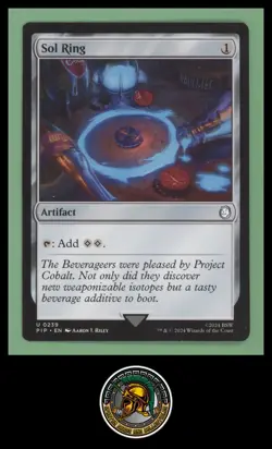 Universes Beyond: Fallout #239 Sol Ring - Image 1