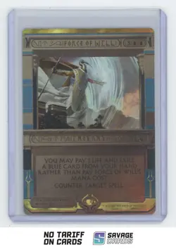 2017 MTG Amonkhet Invocations Force of Will #14 Masterpiece/Special - Image 1