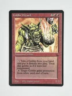 MTG GOBLIN WIZARD #2 The Dark Regular NM/MT+ Magic The Gathering - Image 1