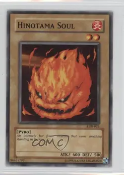 Hinotama Soul YuGiOh Legend of Blue Eyes White Dragon #LOB-026 2002 - Image 1
