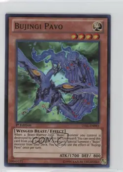 Bujingi Pavo 1st Ed. YuGiOh Legacy of the Valiant #LVAL-EN083 - Image 1