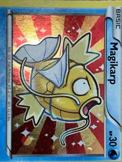 Pokemon Magikarp Holo XY143 Basic Card 2016 English Saya Tsuruta - Image 3