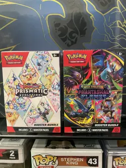 Pokemon Booster Bundle Prismatic Evolutions & Phantasmal Flames (English) - Image 1
