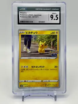 Pikachu Pokemon (2022) Japanese Pokemon GO - 027/071 CGC 9.5 - Image 1