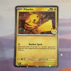 Pikachu Pokemon Day 2026 Promo Stamped 051/162 - Image 1