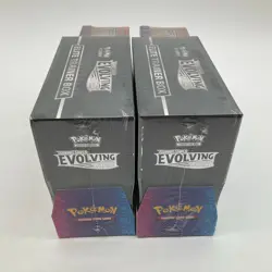Lot of (2) Pokemon TCG SWSH Evolving Skies Costco Elite Trainer Box w/Tin SEALED - Image 3