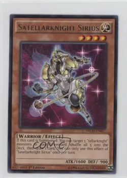 Satellarknight Sirius 1st Ed. YuGiOh The New Challangers #NECH-EN027 - Image 1