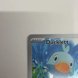 Pokemon Ducklett 109/086 Sv: White Flare Illustration Rare Holo Basic 2025 70HP - Image 5