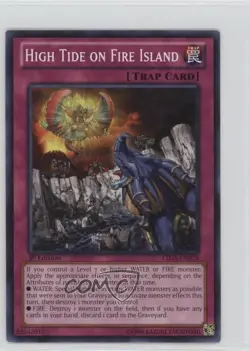 High Tide on Fire Island 1st Ed. YuGiOh Lord of the Tachy Galaxy #LTGY-EN078 - Image 1