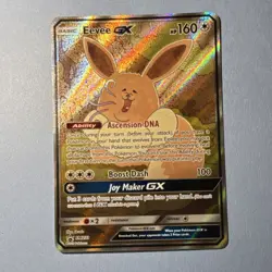 Pokemon TCG Eevee GX SM233 SM Full Art Promo Holo HP 160 Boost Dash - Image 1