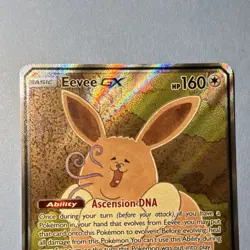 Pokemon TCG Eevee GX SM233 SM Full Art Promo Holo HP 160 Boost Dash - Image 2