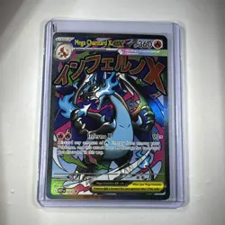 Pokemon TCG Mega Charizard X EX 023 Me: Mega Evolution Promo Holo 360HP English - Image 1