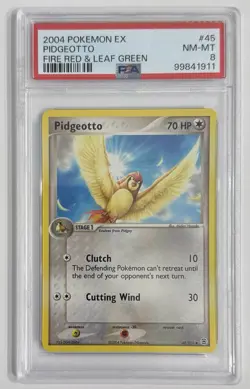 Pokemon Pidgeotto 45/112 FireRed & LeafGreen 2004 Vintage PSA 8 Regular LOW POP - Image 1