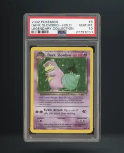 Pokemon Dark Slowbro 8/110 Legendary Collection Holo Rare PSA 10 English 2002 - Image 1