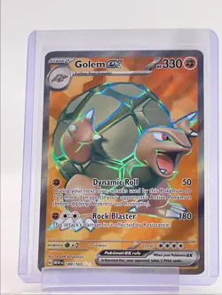 GOLEM EX 2023 POKEMON SCARLET & VIOLET 151 ULTRA RARE 189/165 Q5600 - Image 1