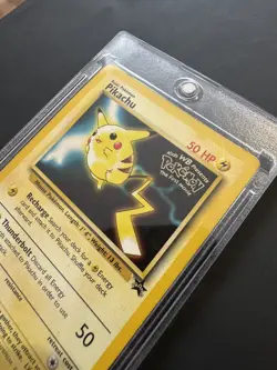 Pikachu Promo #4 – Pokemon The First Movie (1999 WOTC) – Vintage Rare - Light Pl - Image 2